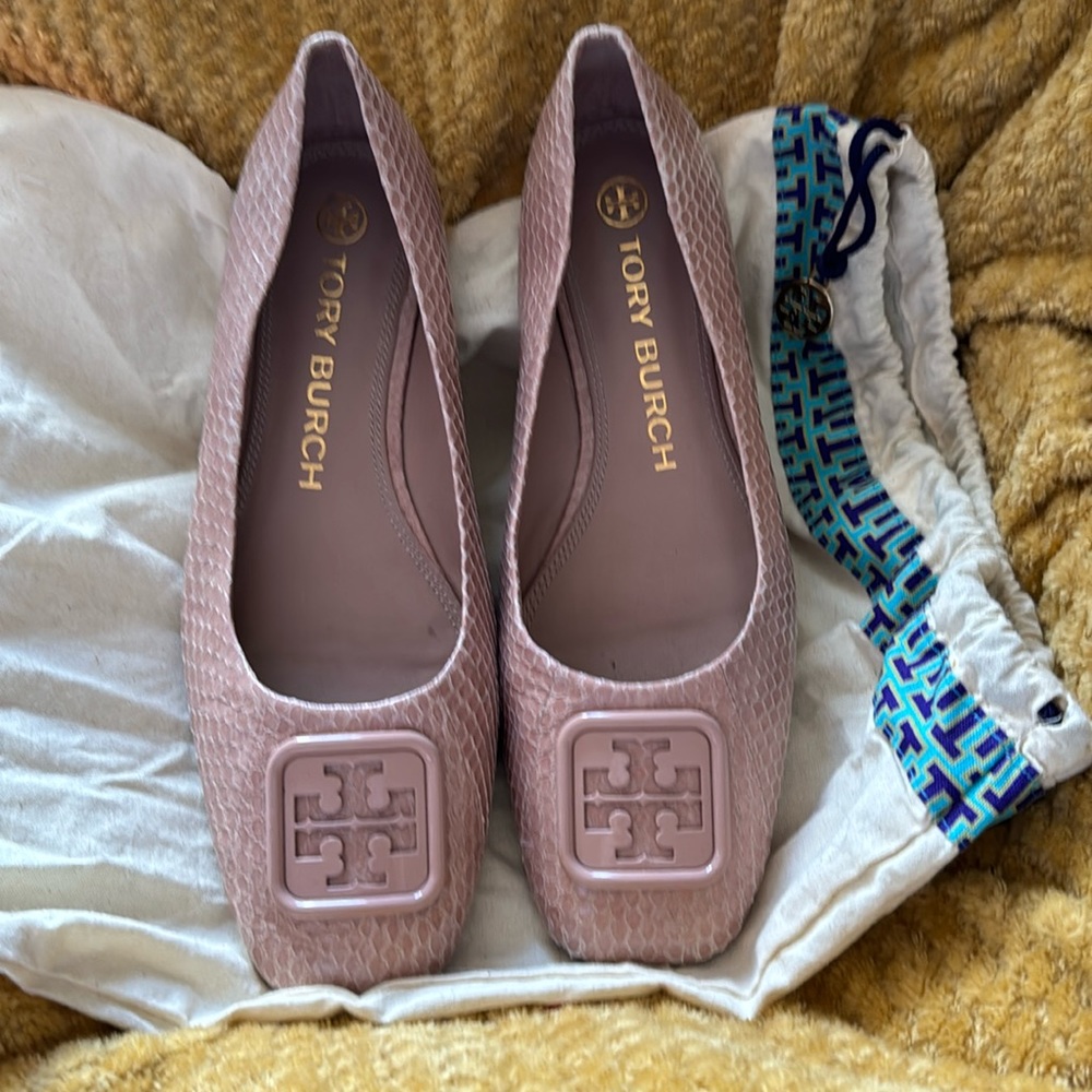 Tory Butch Ballet flats. Worn once